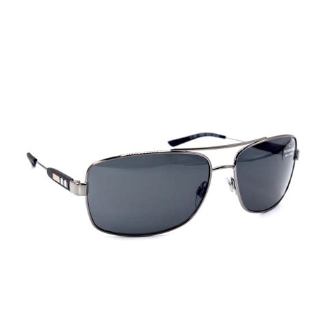 Burberry BE3074 63 Grey & Gunmetal Sunglasses.